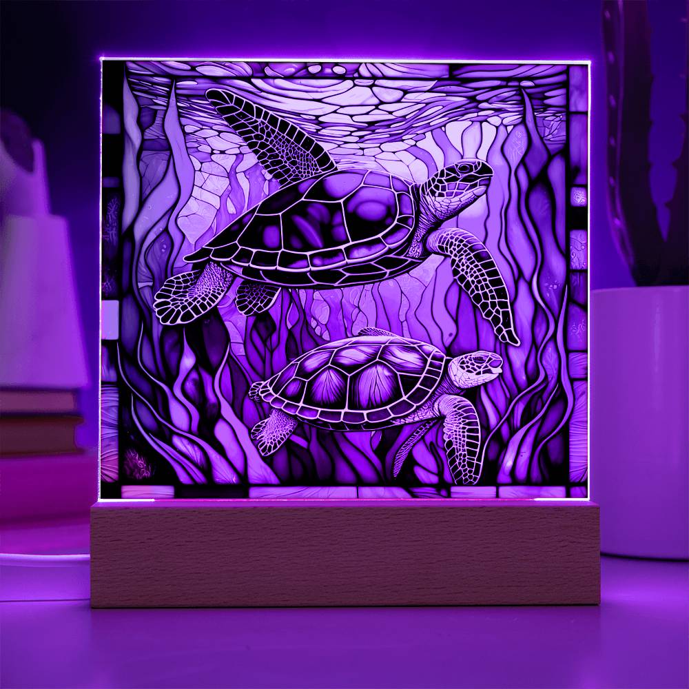 Stainedglass Turtle- Acrylic