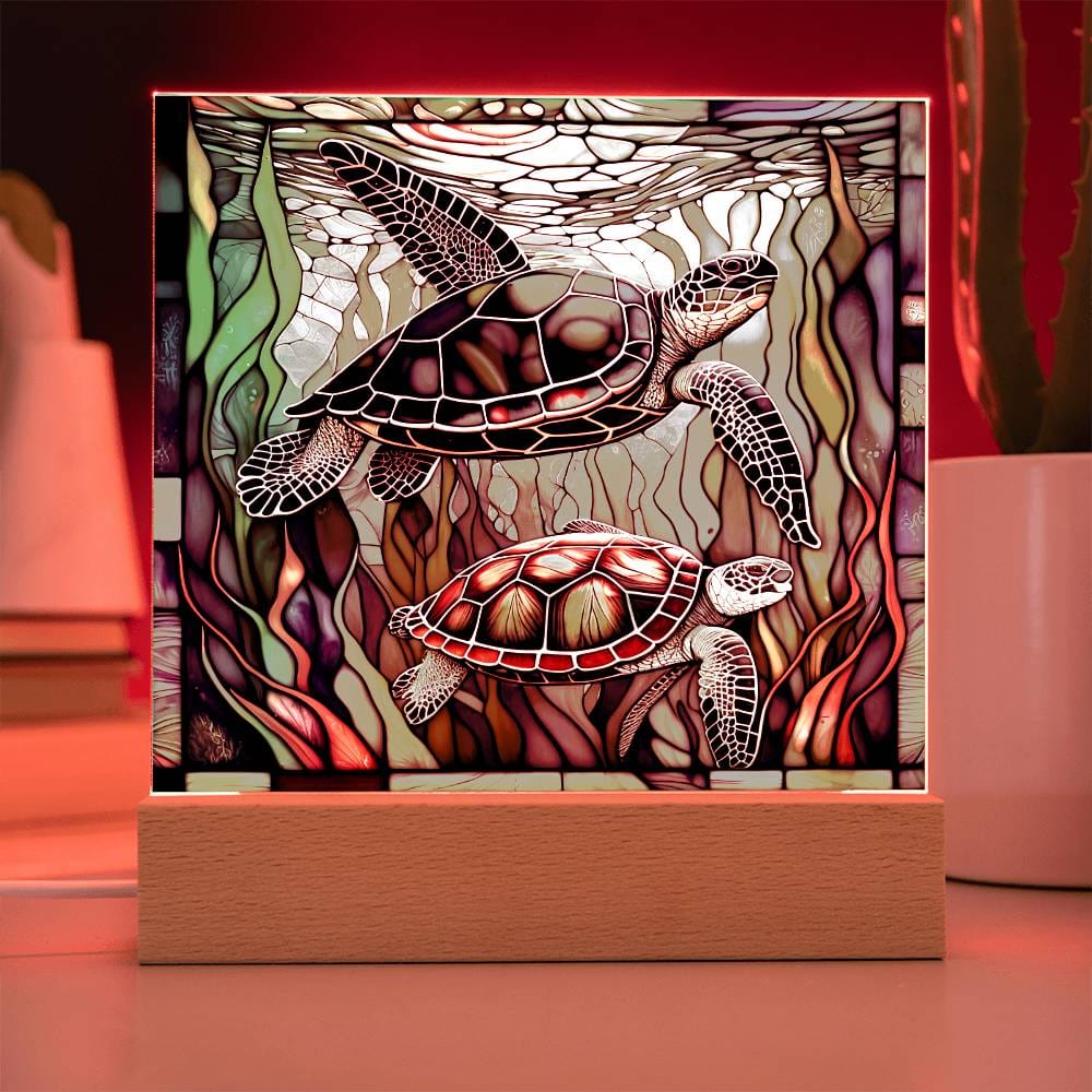 Stainedglass Turtle- Acrylic