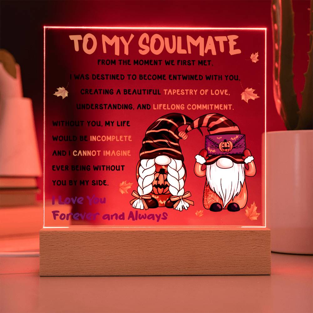 Soulmate-First Met-Acrylic Plaque