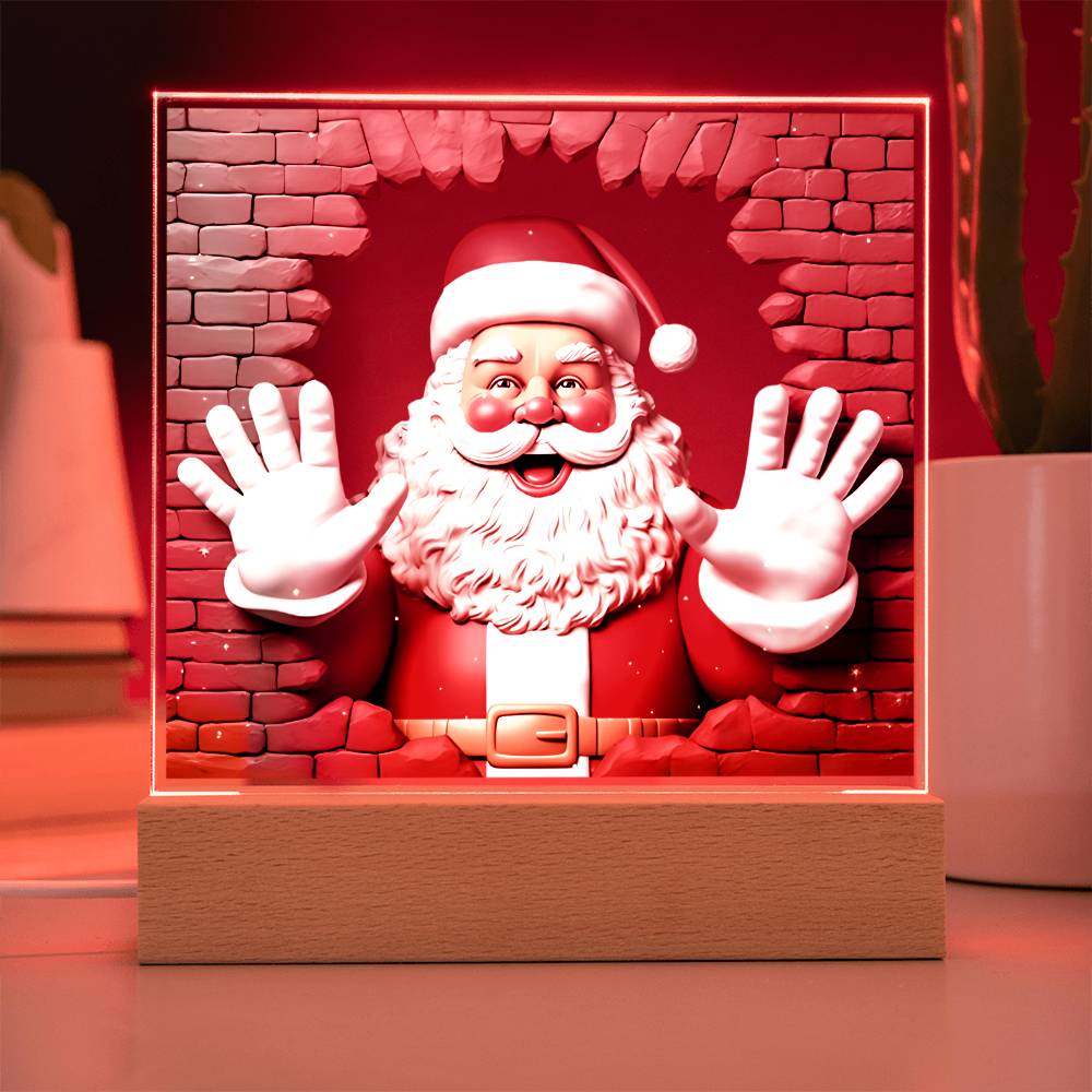 Christmas Santa Claus 3D- Acrylic