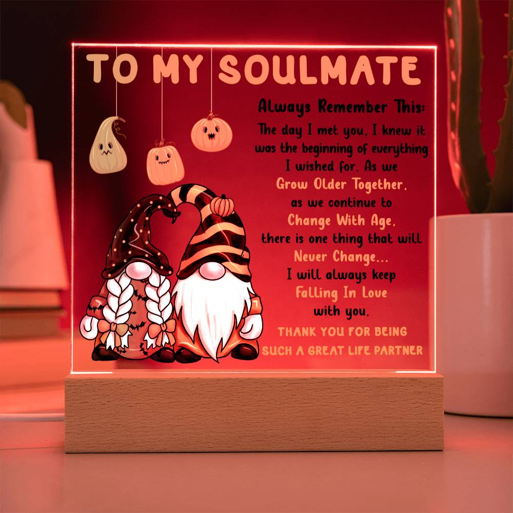 Soulmate-Grow Older Together-Acrylic Plaque