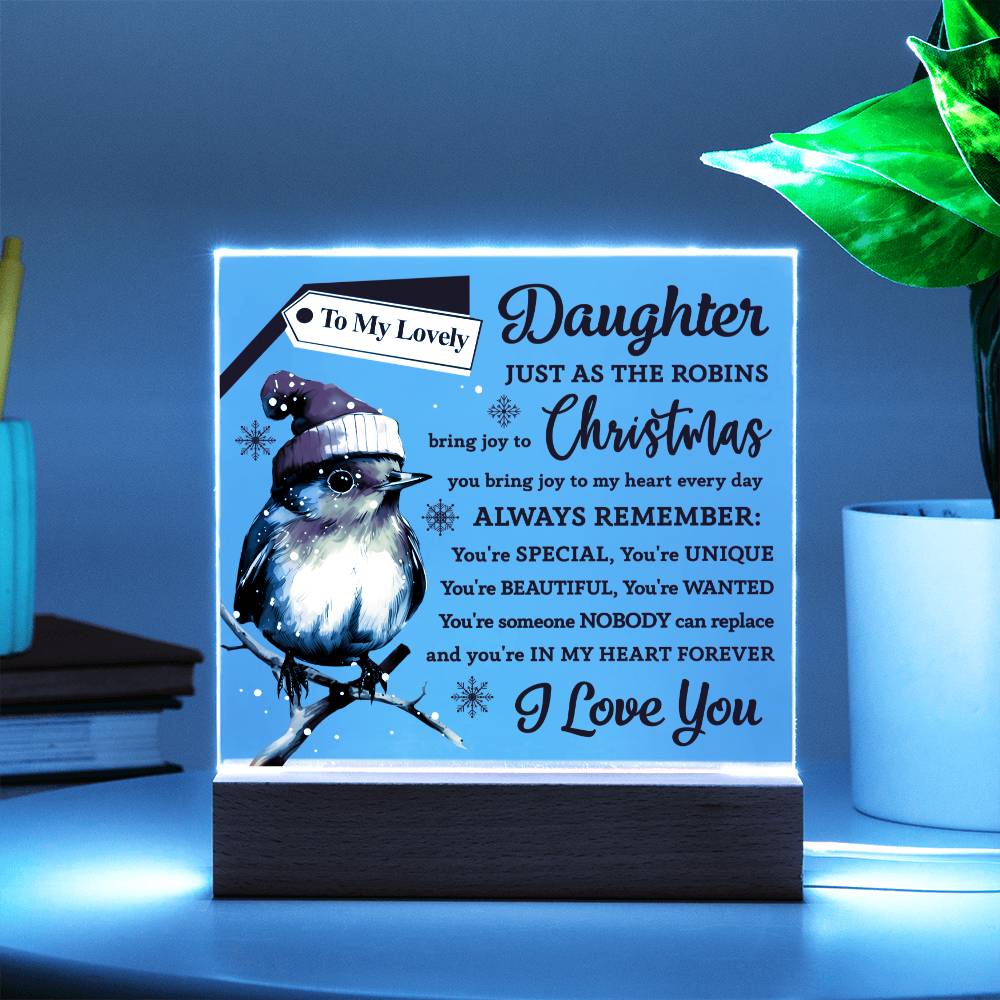 Daughter- Robins Bring Joy-Acrylic