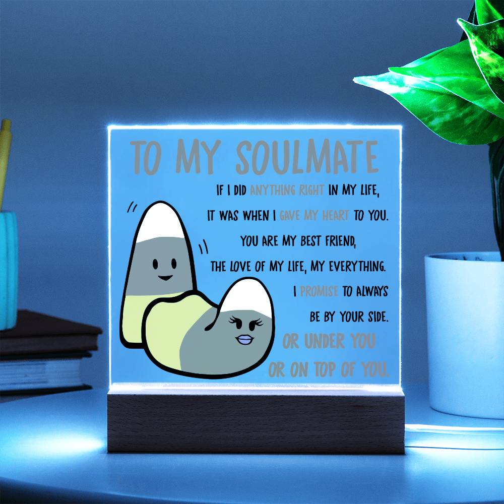 Soulmate-By Your Side-Acrylic Plaque