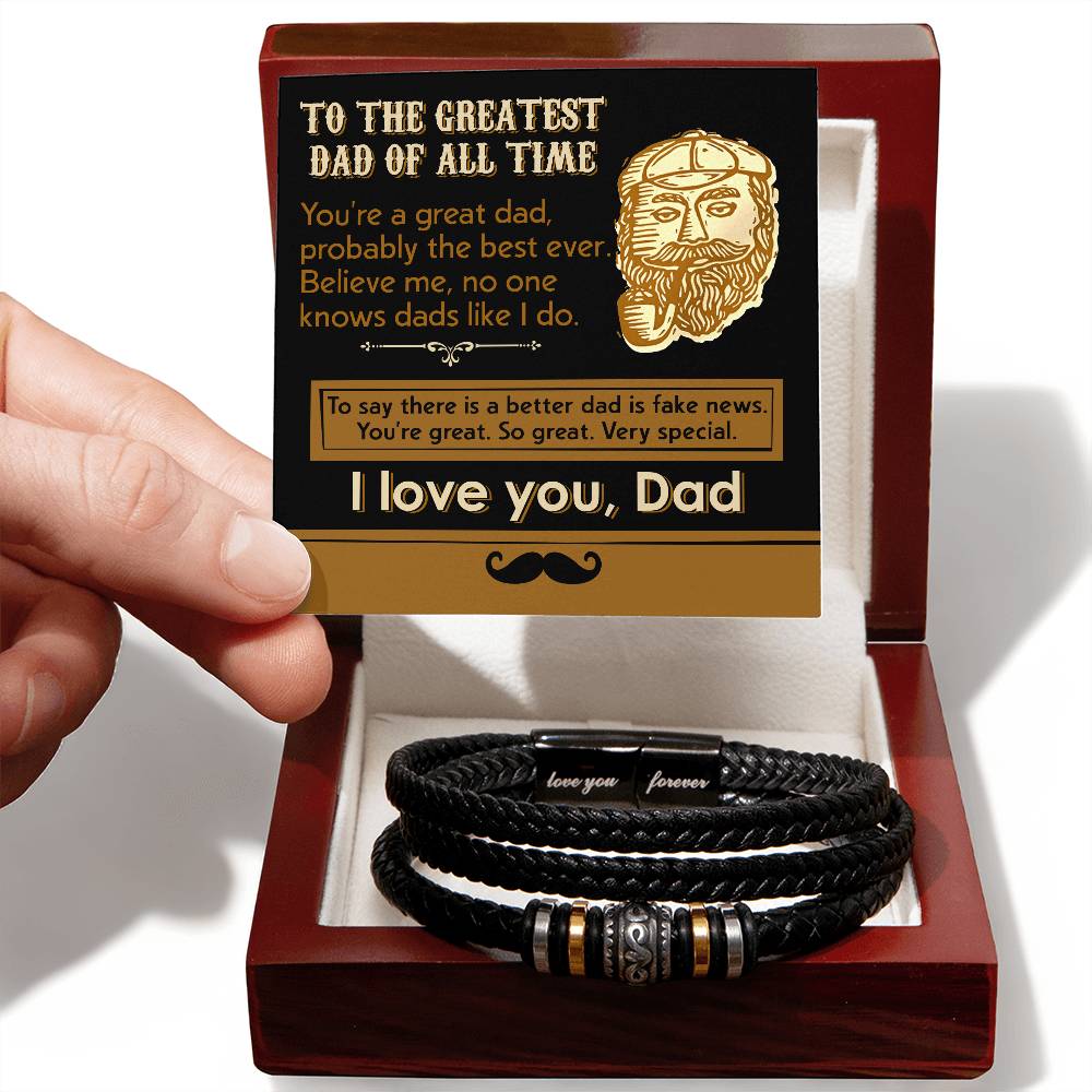 Dad-The Best-Bracelet