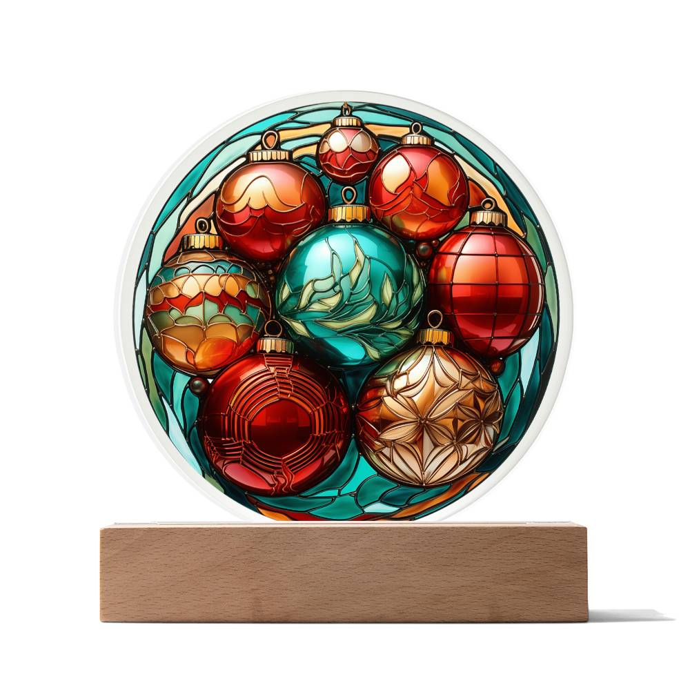 Christmas Balls-Acrylic Circle