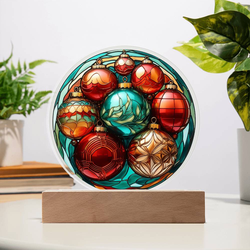 Christmas Balls-Acrylic Circle