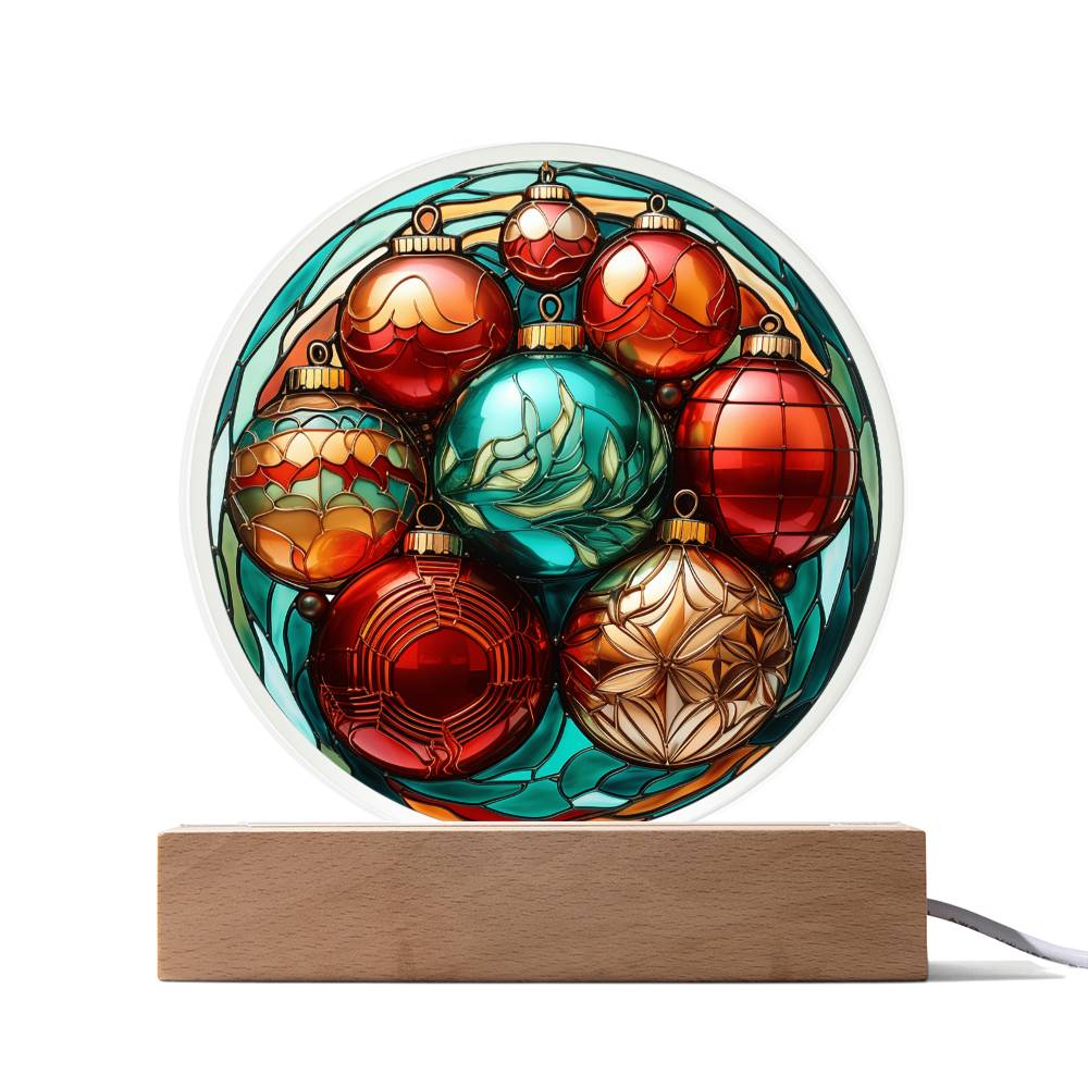 Christmas Balls-Acrylic Circle