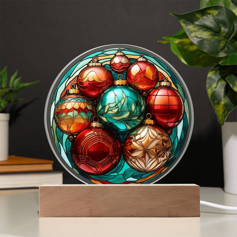 Christmas Balls-Acrylic Circle