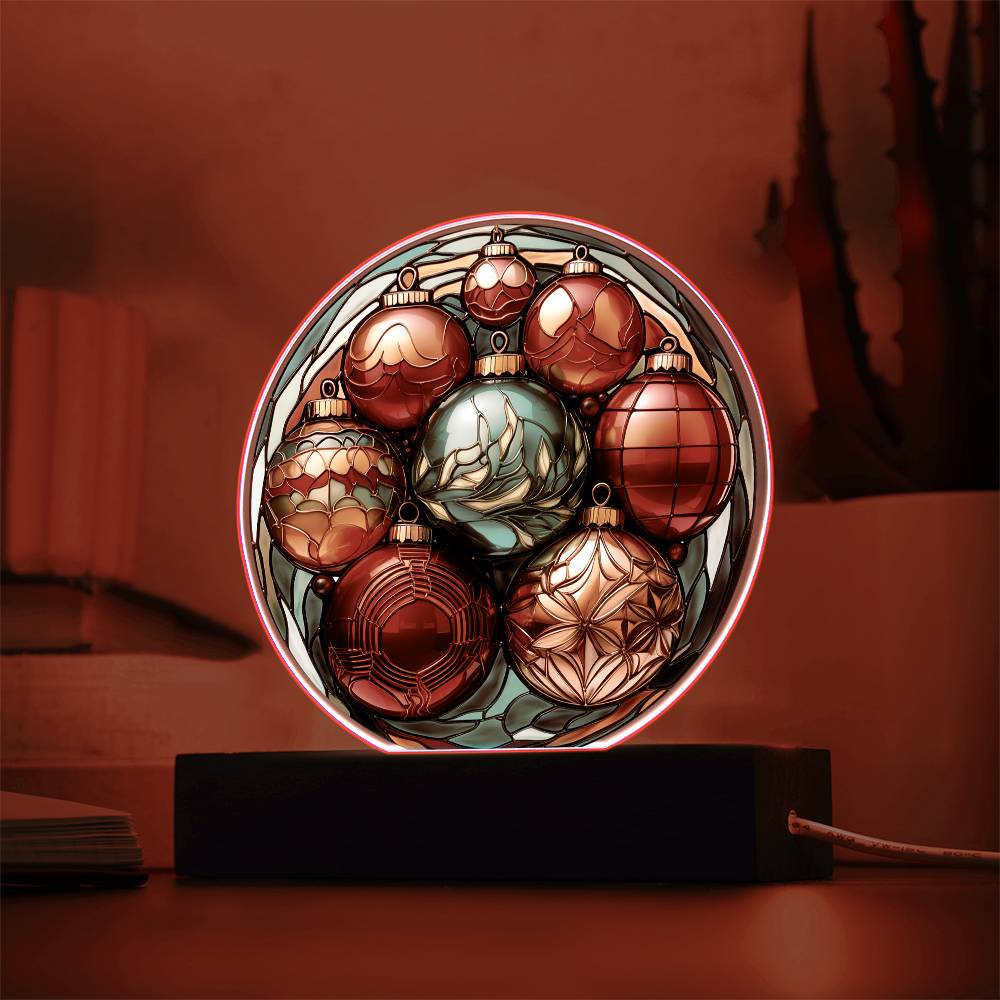 Christmas Balls-Acrylic Circle