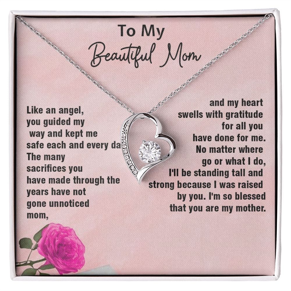 Forever Love Necklace Super Gift For Mom, Excellent Gift For Mom