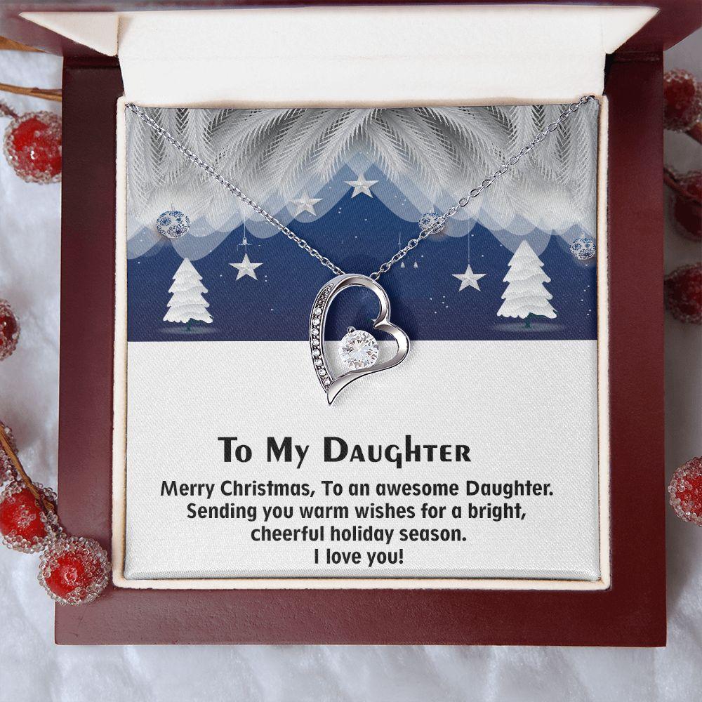 Beautiful Christmas Gift for Daughter, Forever Love Necklace For Daughter - Shine-Smart