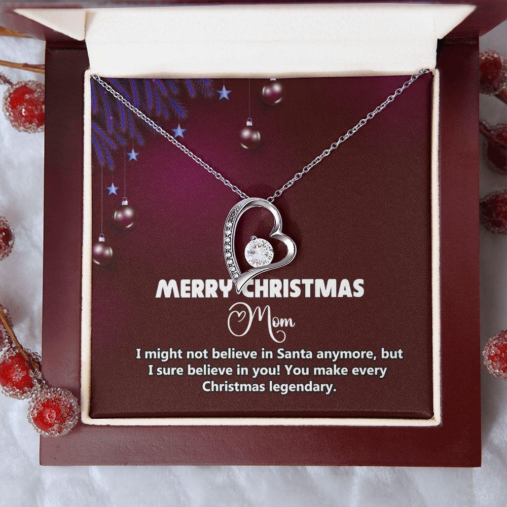 Merry Christmas Gift For Mom, Forever Love Necklace Gift For Mom - Shine-Smart