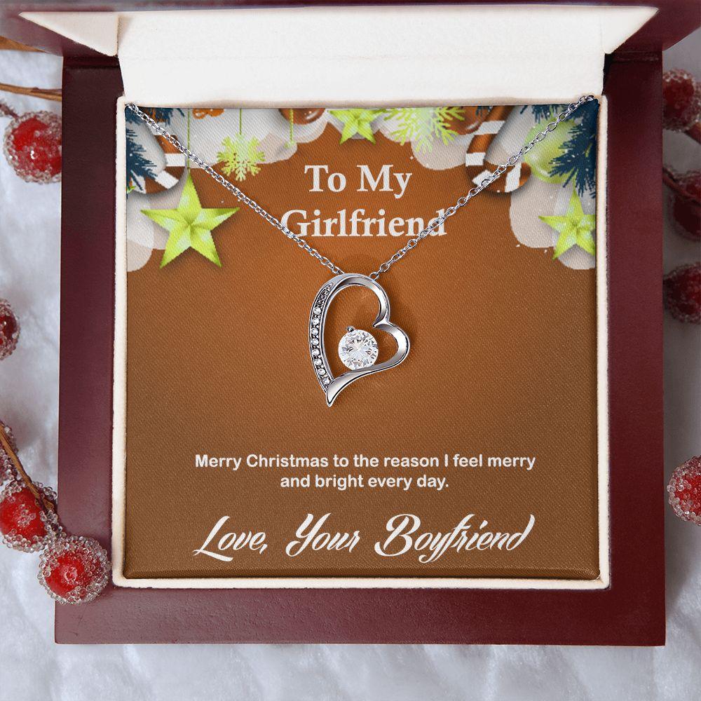 Christmas Gift For Girlfriend, Forever Love Necklace Gift For Girlfriend - Shine-Smart