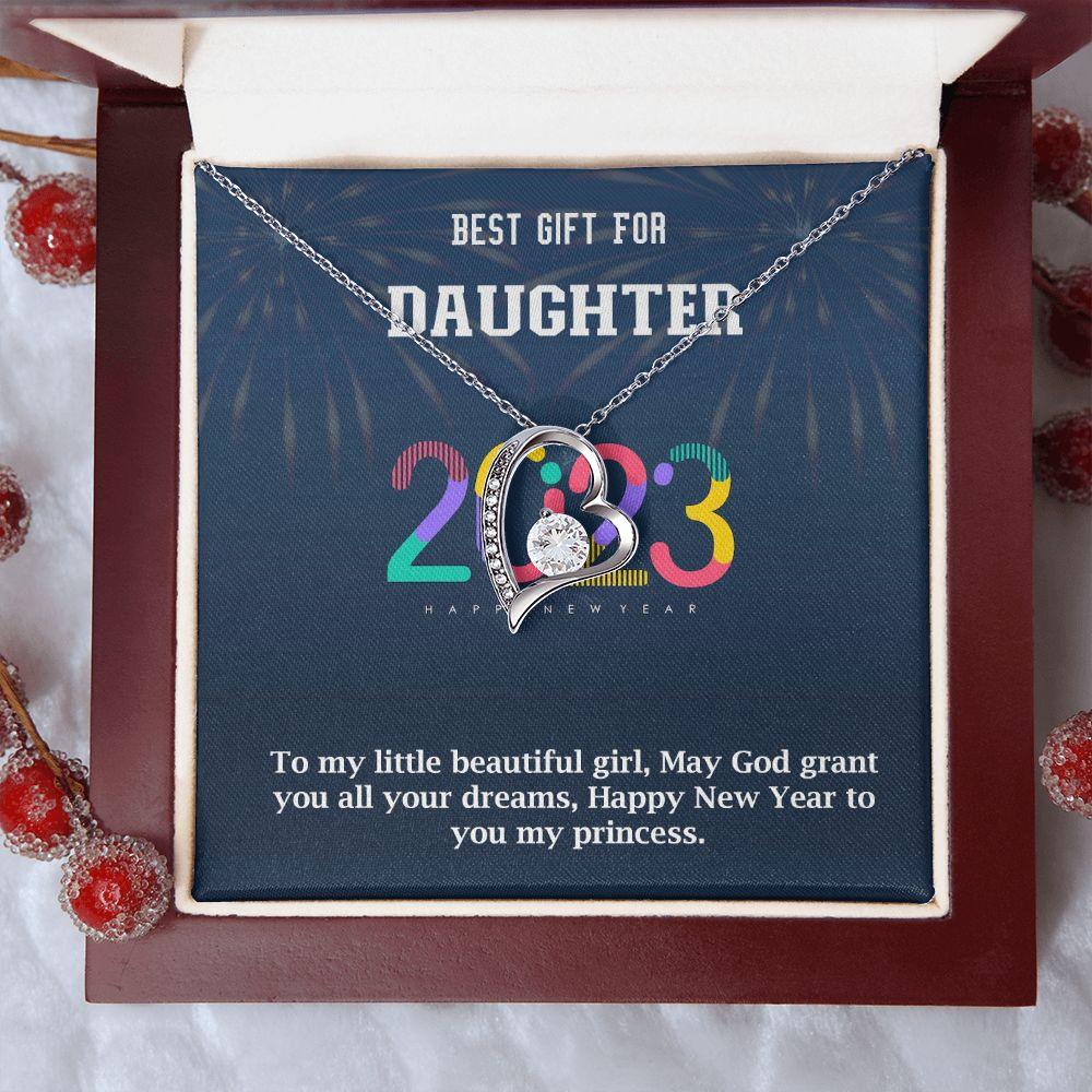 Happy New Year Gift for Daughter, Forever Love Necklace New Year Gift For Daughter - Shine-Smart