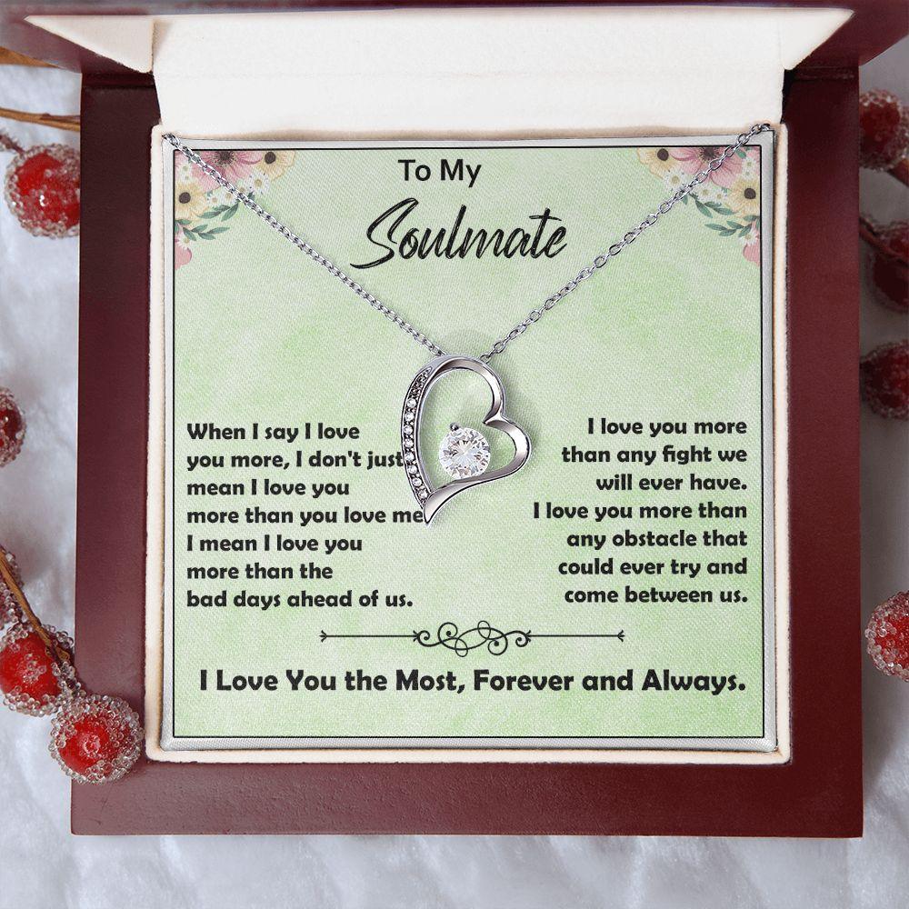 Forever Love Necklace Gift for Soulmate, Best Gift for Soulmate - Shine-Smart