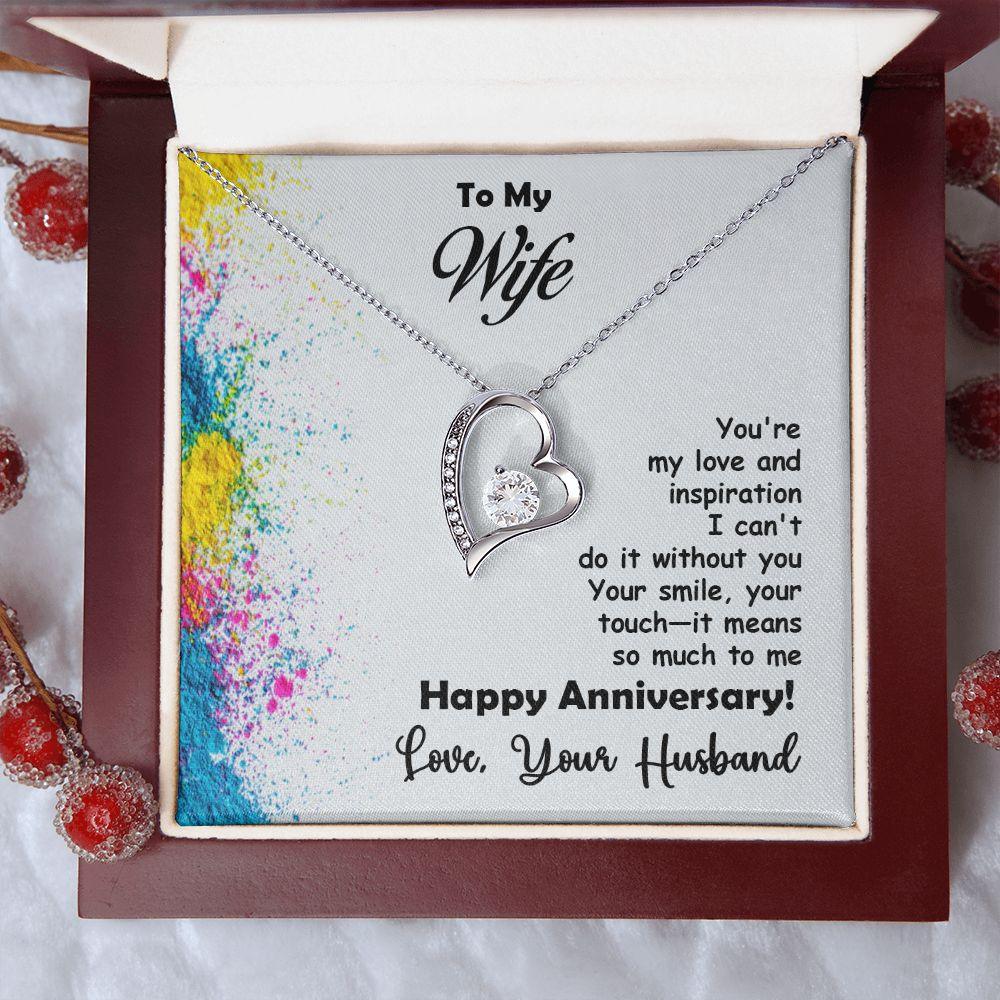 Forever Love Necklace Gift, Best Anniversary Gift For Wife - Shine-Smart