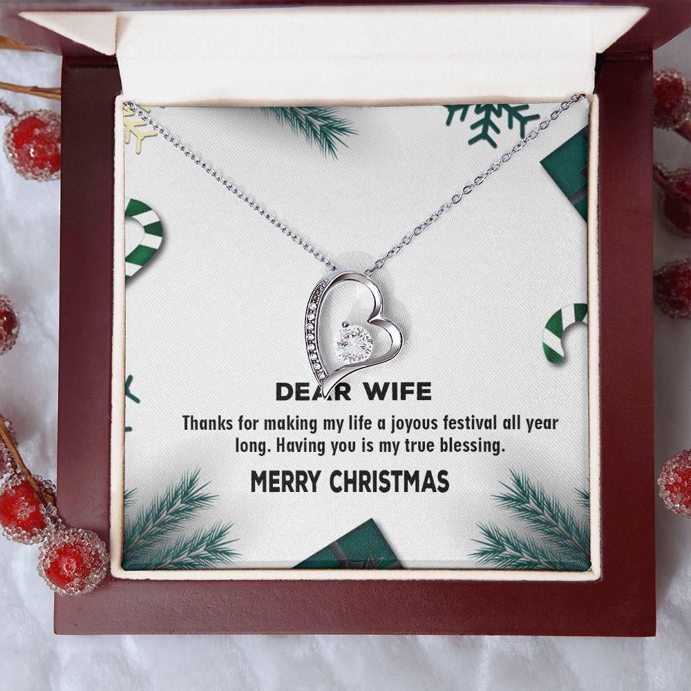 Forever Love Necklace for Wife, Christmas Necklace Gift For Wife - Shine-Smart