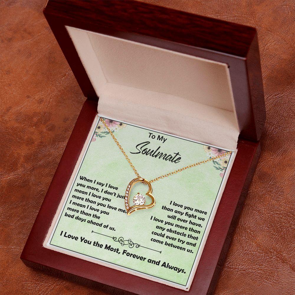 Forever Love Necklace Gift for Soulmate, Best Gift for Soulmate - Shine-Smart