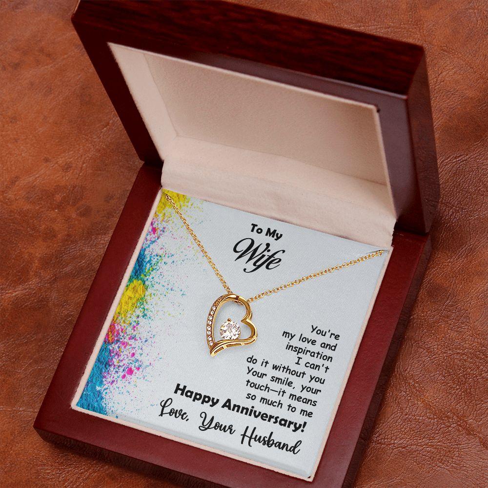 Forever Love Necklace Gift, Best Anniversary Gift For Wife - Shine-Smart