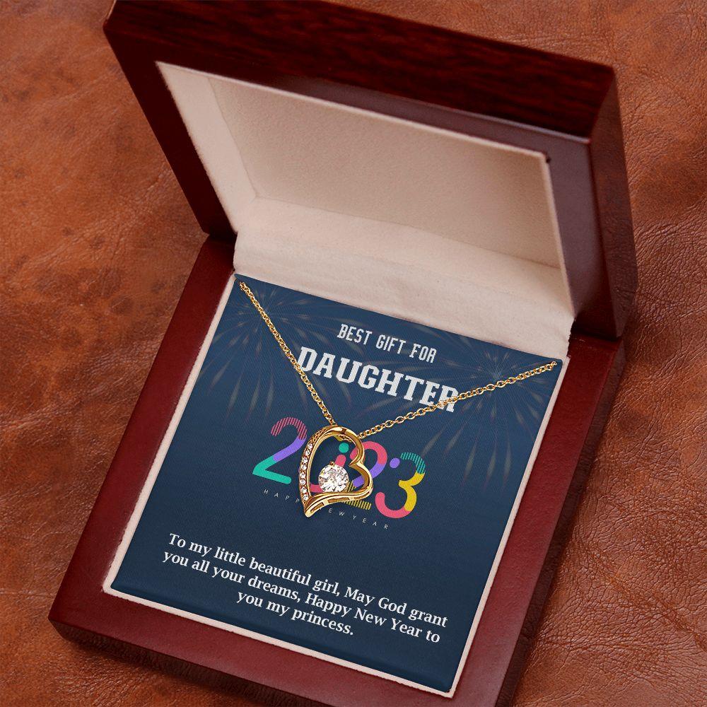 Happy New Year Gift for Daughter, Forever Love Necklace New Year Gift For Daughter - Shine-Smart