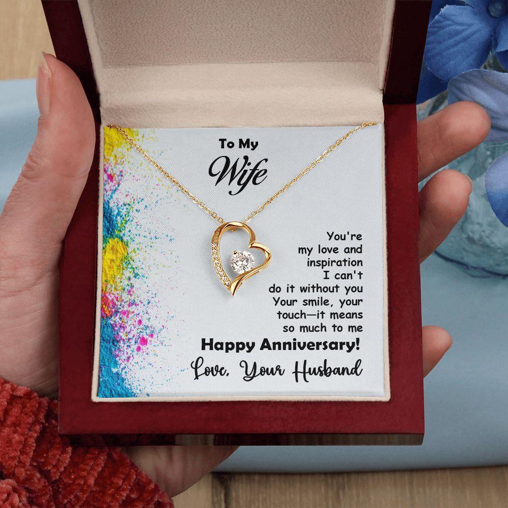 Forever Love Necklace Gift, Best Anniversary Gift For Wife - Shine-Smart