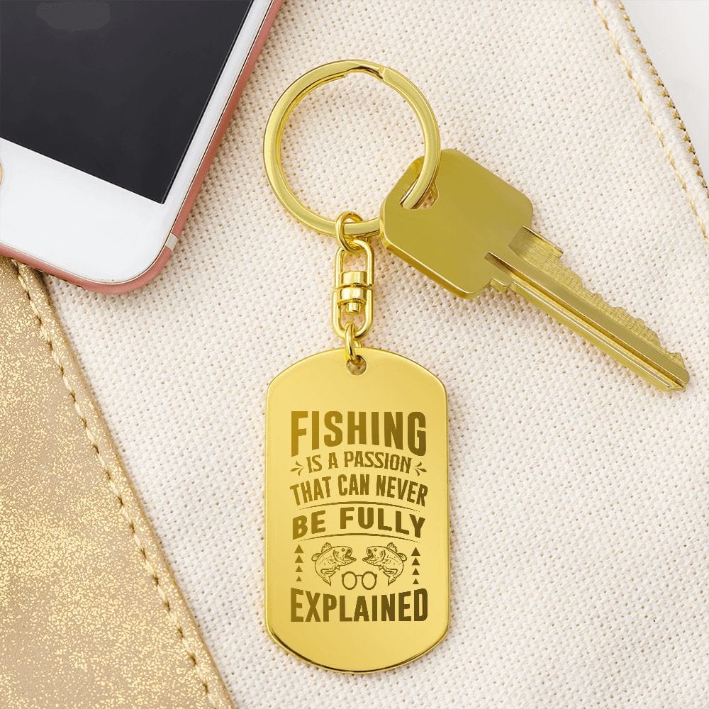 Engraved Dog Tag Keychain, Excellent Gift for Dad