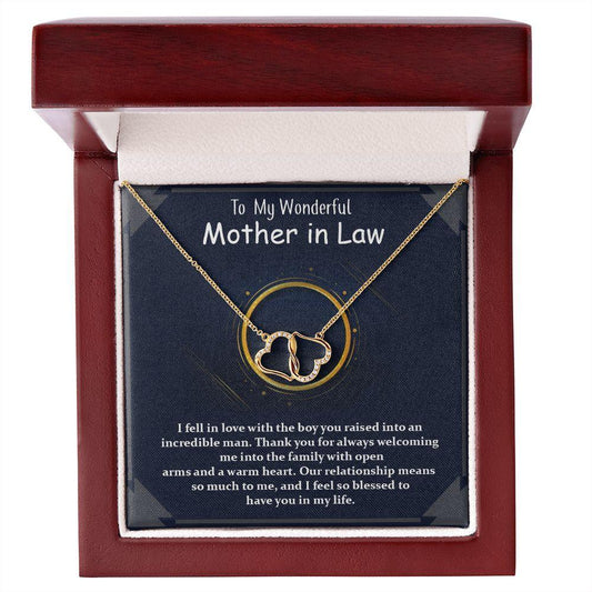 Everlasting Love Necklace Mother-in-Law Gift -Mother of The Groom Gift - Mother in Law Wedding Gift - Shine-Smart