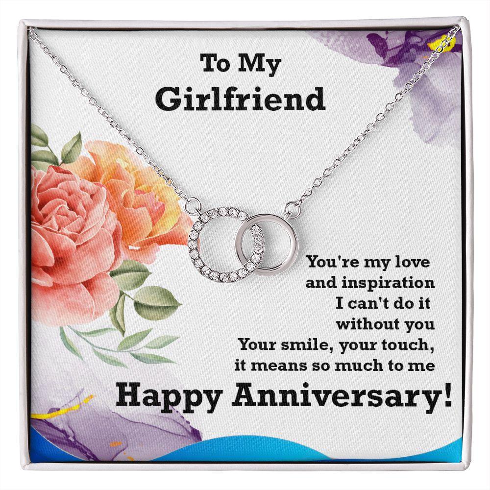 Happy Anniversary Gift For Girlfriend, Perfect Pair Anniversary Necklace For Girlfriend - Shine-Smart