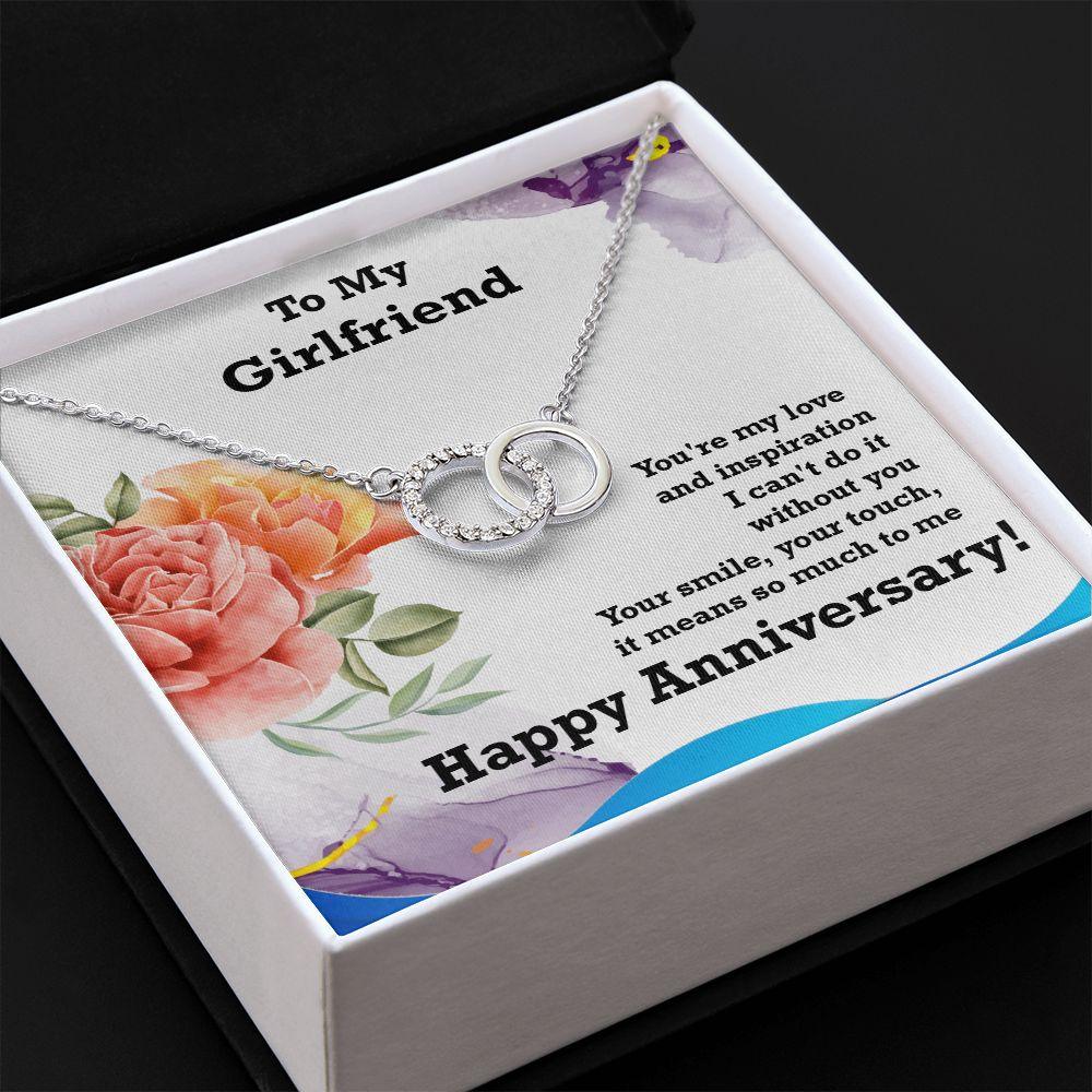 Happy Anniversary Gift For Girlfriend, Perfect Pair Anniversary Necklace For Girlfriend - Shine-Smart