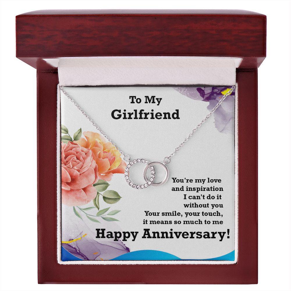 Happy Anniversary Gift For Girlfriend, Perfect Pair Anniversary Necklace For Girlfriend - Shine-Smart