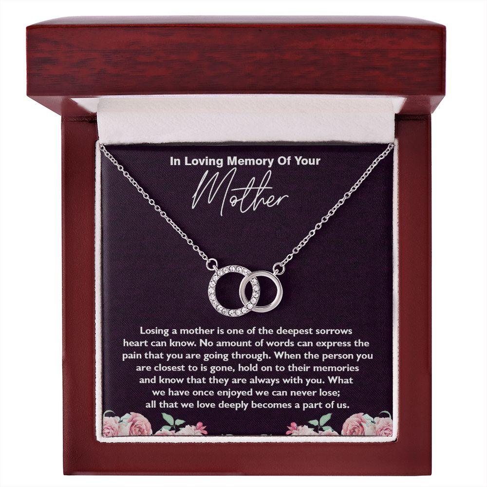 Perfect Pair Necklace, In Loving Memory of Your Mom, Memorial Gifts for Loss Of A Mother Gift - Shine-Smart