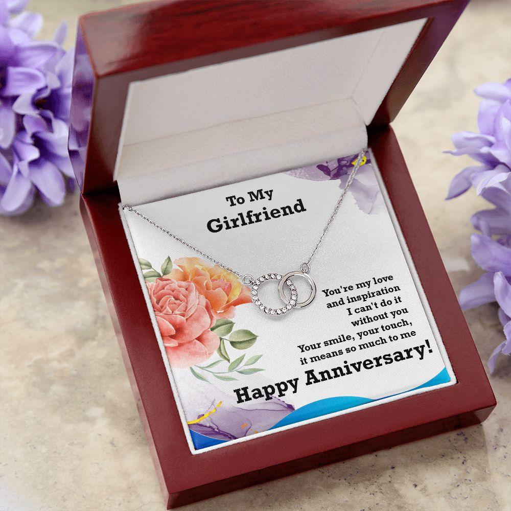 Happy Anniversary Gift For Girlfriend, Perfect Pair Anniversary Necklace For Girlfriend - Shine-Smart