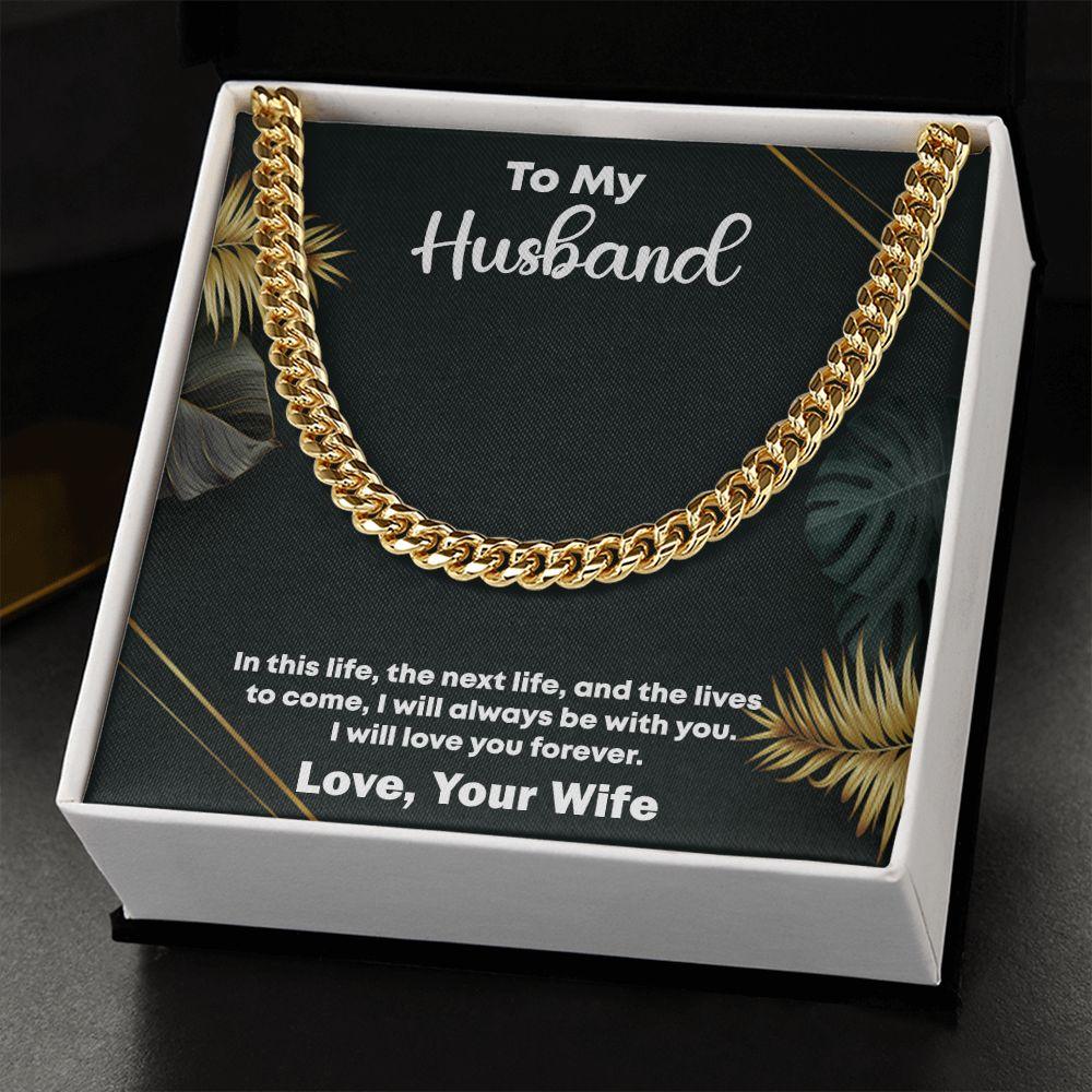 Cuban Link Chain Gift for Husband, Best Gift For Husband - Shine-Smart