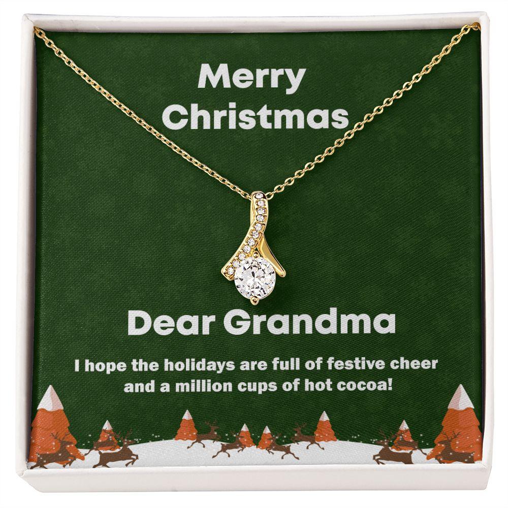 Best Christmas Gift for Grandmother, Alluring Beauty Necklace For Grandmother - Shine-Smart