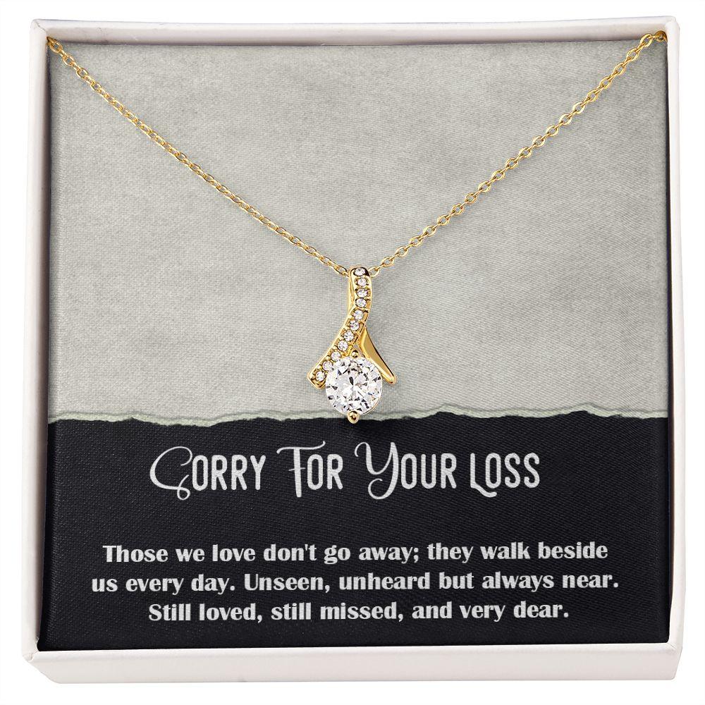 Alluring Beauty Necklace, Sorry For Your Loss - Sympathy Gift - Shine-Smart