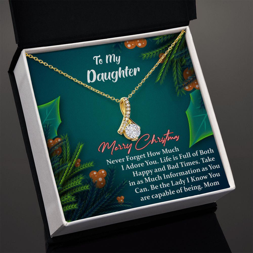 Alluring Beauty Necklace Gift for Daughter, Christmas Gift For Daughter - Shine-Smart