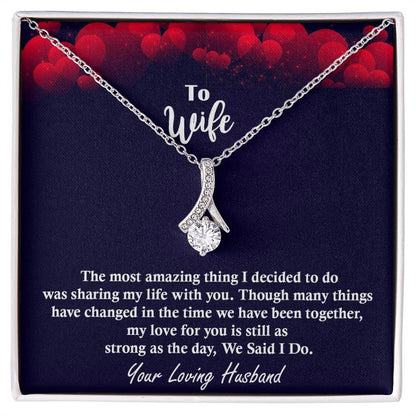 Alluring Beauty necklace, Amazing Anniversary Gift for Wife - Shine-Smart