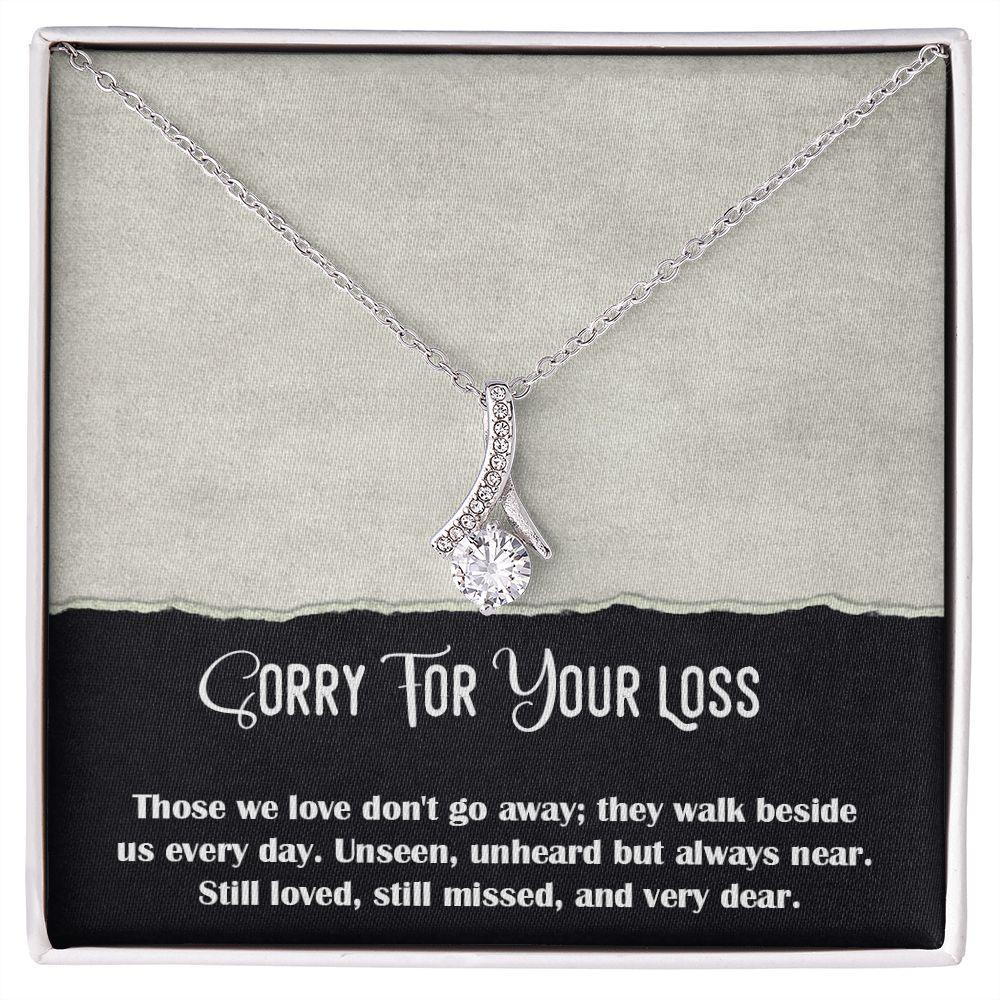 Alluring Beauty Necklace, Sorry For Your Loss - Sympathy Gift - Shine-Smart