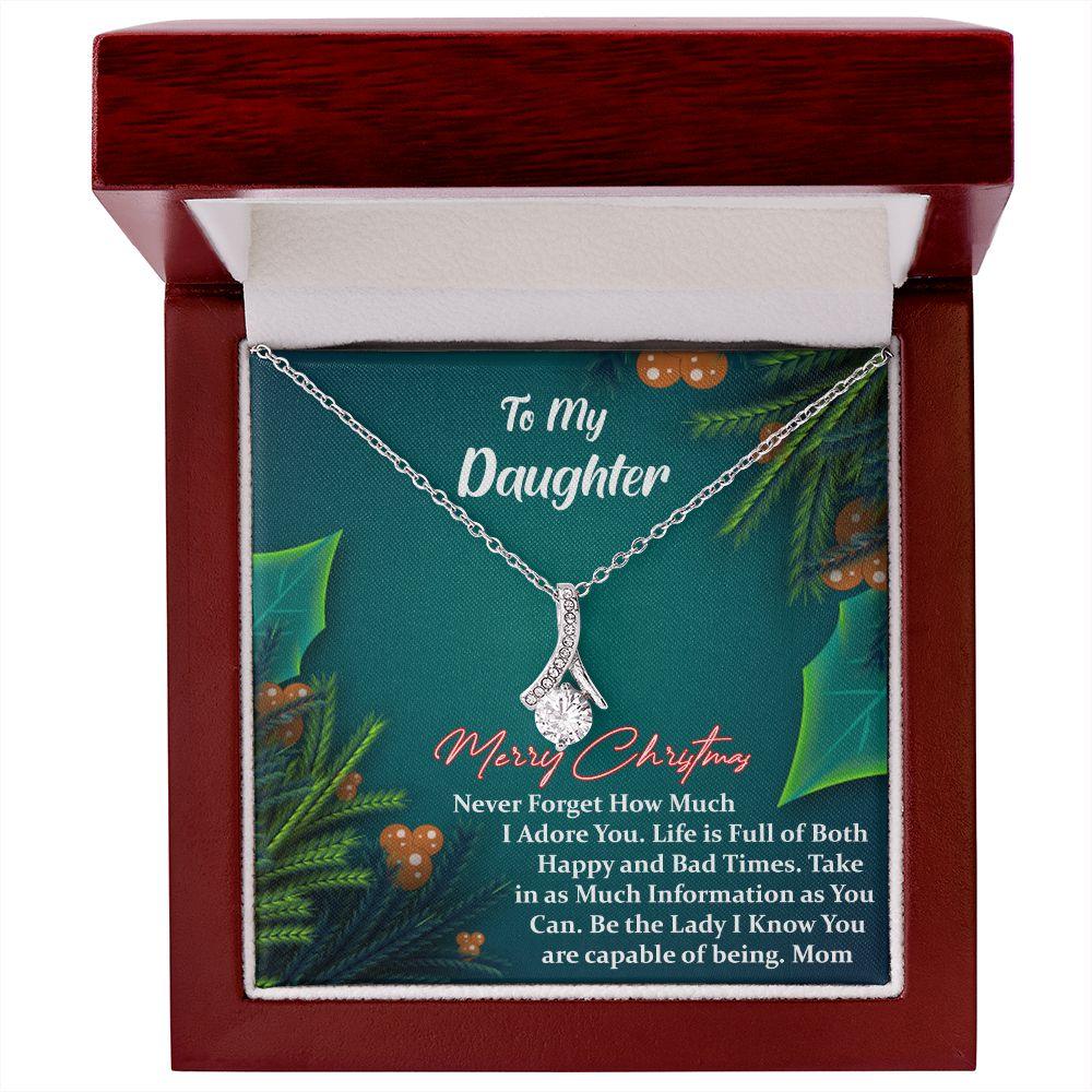 Alluring Beauty Necklace Gift for Daughter, Christmas Gift For Daughter - Shine-Smart