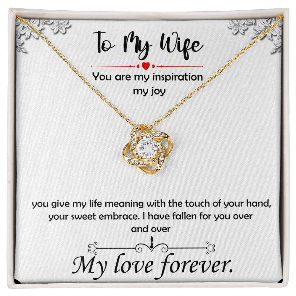 Amazing Love Knot Necklace for Wife, Excellent Gift for Wife - Shine-Smart