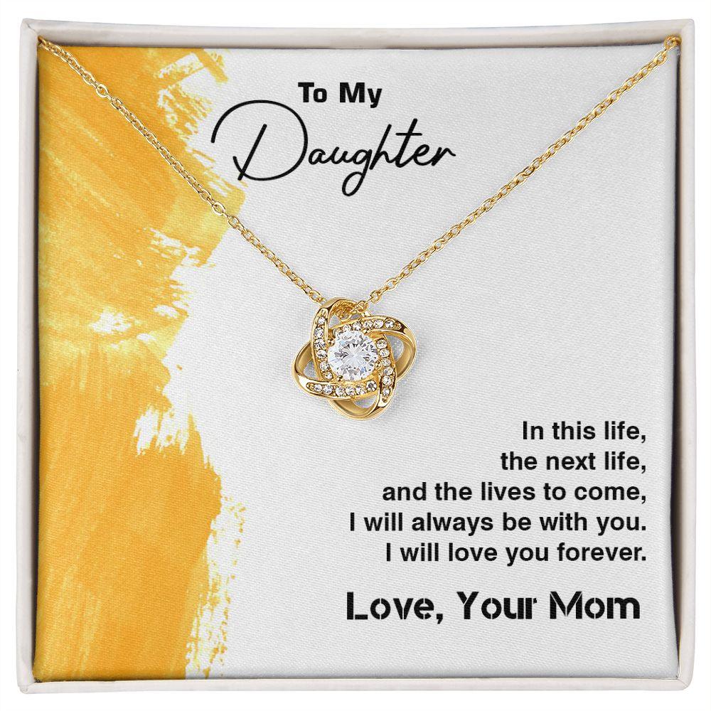 Best Gift For Daughter, Beautiful Love Knot Necklace - Shine-Smart