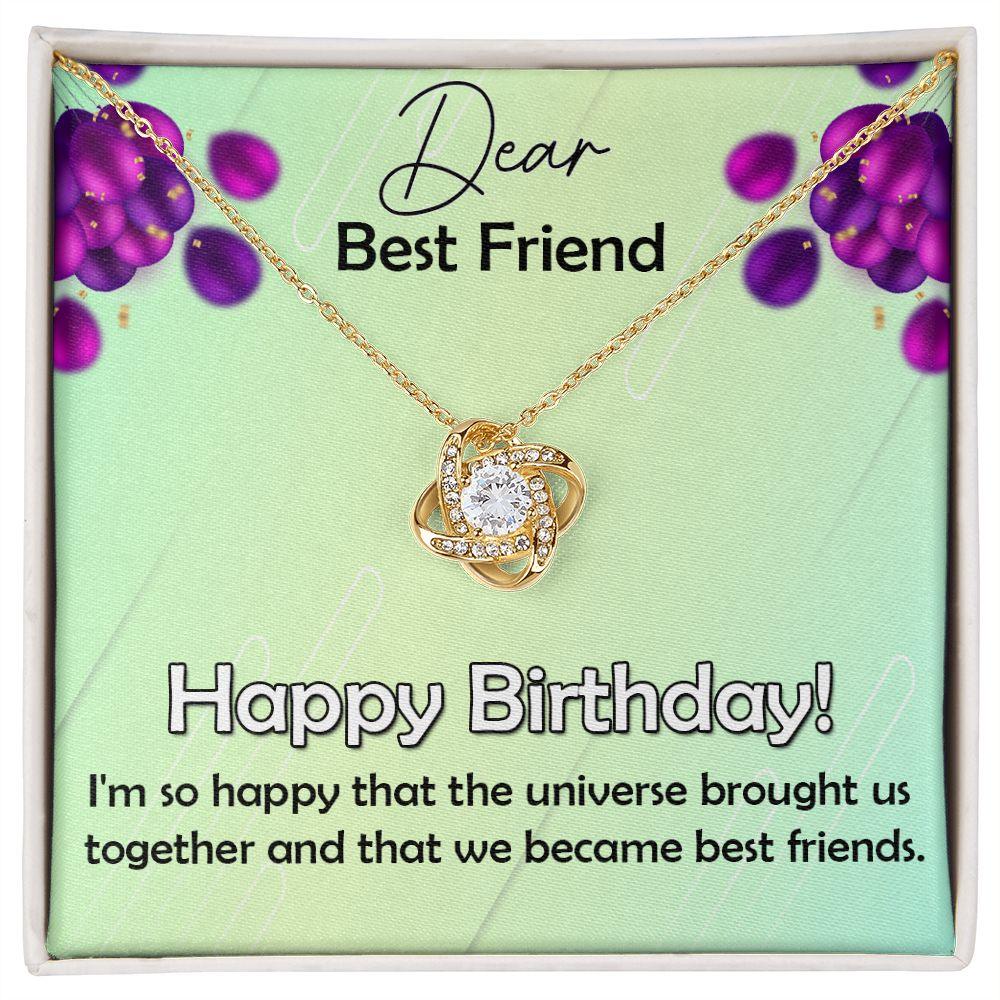 Birthday Gift For Best Friend, Beautiful Love Knot Necklace - Shine-Smart