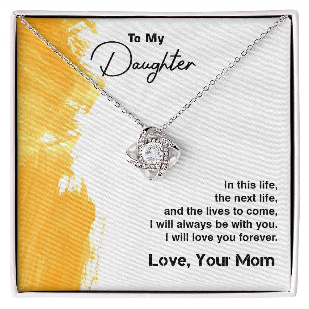 Best Gift For Daughter, Beautiful Love Knot Necklace - Shine-Smart