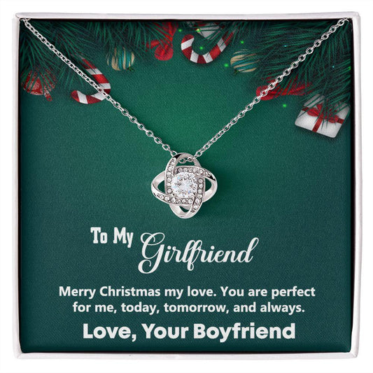 Excellent Christmas Gift For Girlfriend, Love Knot Necklace - Shine-Smart