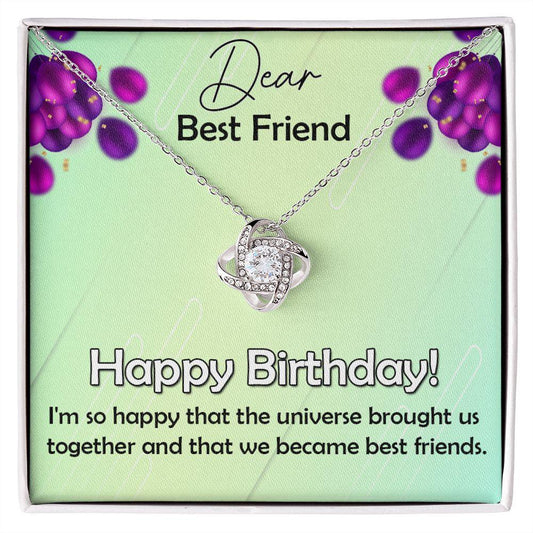 Birthday Gift For Best Friend, Beautiful Love Knot Necklace - Shine-Smart