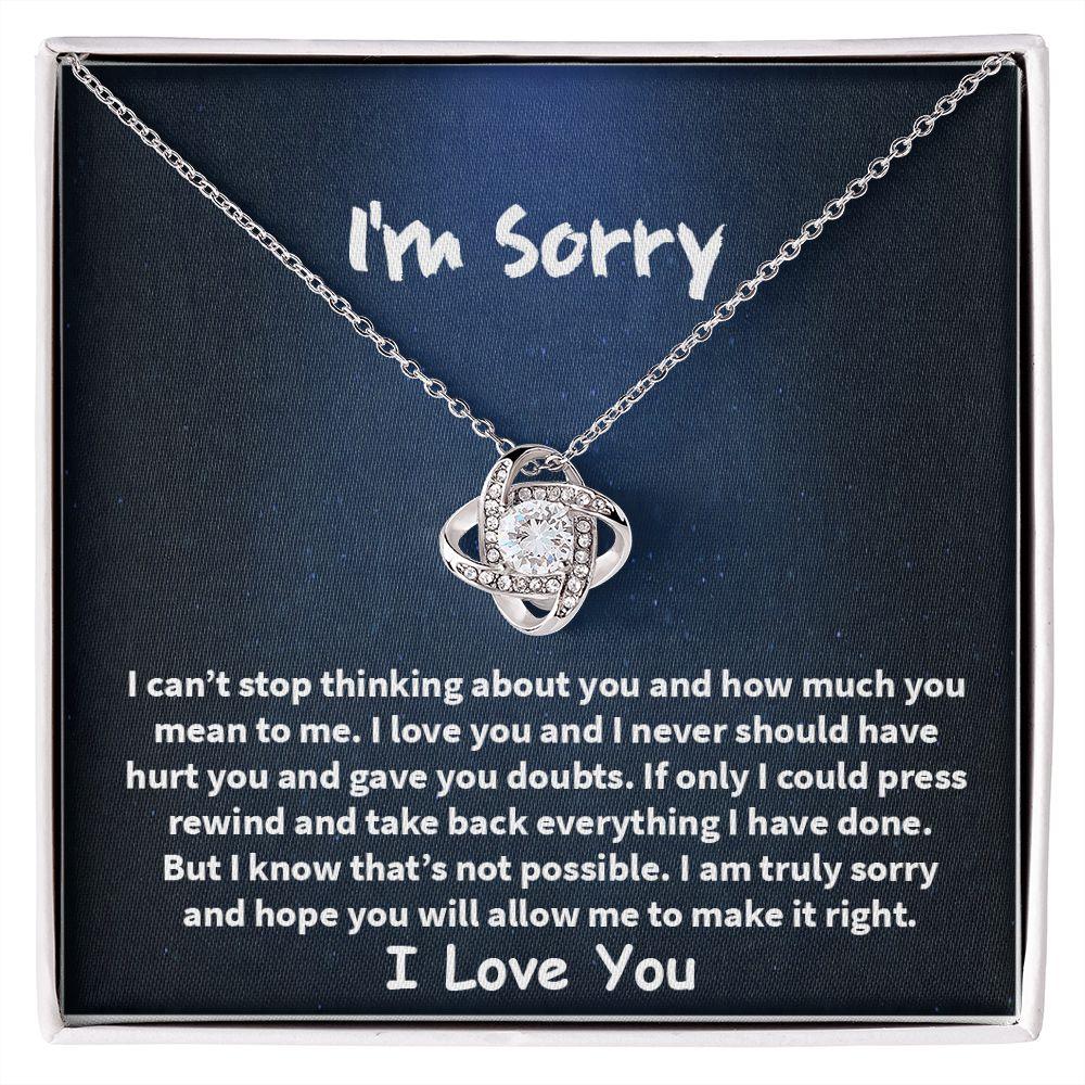 Sorry Gift Wife, Sorry Gift Girlfriend, Sorry Gift Friend, Forgive me Jewelry, - Shine-Smart