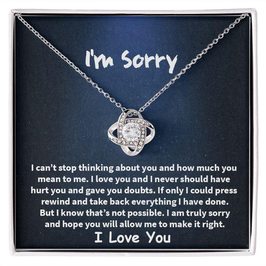 Sorry Gift Wife, Sorry Gift Girlfriend, Sorry Gift Friend, Forgive me Jewelry, - Shine-Smart