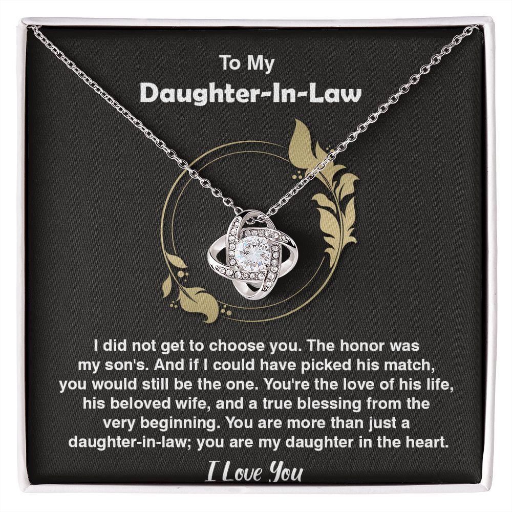 Awesome Gift for Daughter-In-Law, Beautiful Love Knot Necklace - Shine-Smart