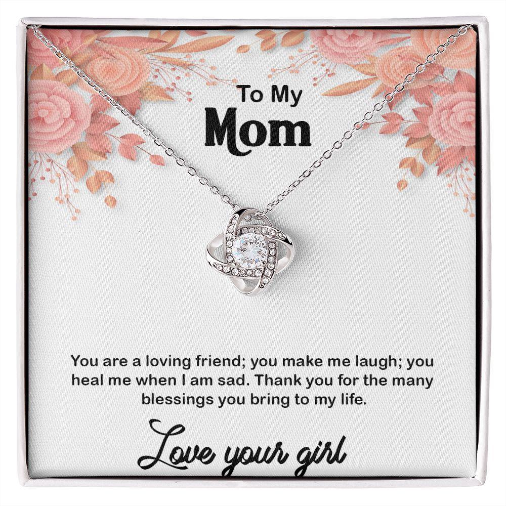 Beautiful Love Knot Necklace for Mom, Best Anniversary Gift For Mom - Shine-Smart