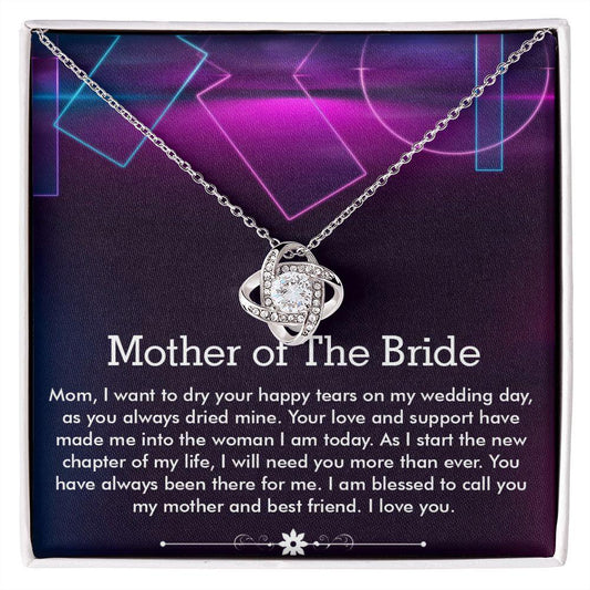 Beautiful Bride to Be Gift, Newly Engaged, Love Knot Necklace, Gift of the Bride to be necklace - Shine-Smart